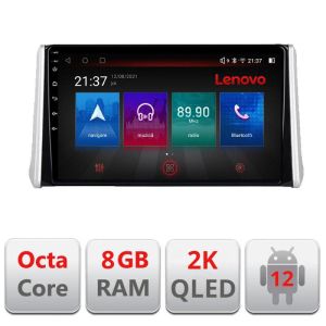 Navigatie Toyota Rav4 2018- M-RAV4 Octa Core Android Radio Bluetooth GPS WIFI/4G DSP 2K 8+128GB 360 Toslink v1