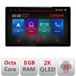 Navigatie dedicata Lenovo Honda FR-V 2004-2009 Ecran 2K QLED 13",Octacore,8Gb RAM,128Gb Hdd,4G,360,DSP,Carplay,Bluetooth