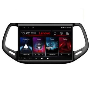 Navigatie Jeep Compass 2017 Lenovo Kit-739 8 core 6+128 GB Android Waze USB Navigatie Internet Youtube Radio