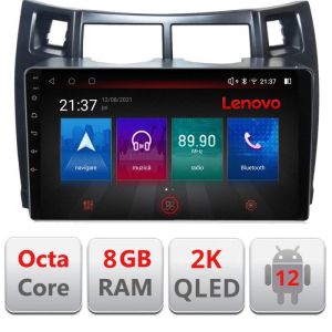 Navigatie Toyota Yaris 2008-2011 M-YARIS08 Octa Core Android Radio Bluetooth GPS WIFI/4G DSP 2K 8+128GB 360 Tos